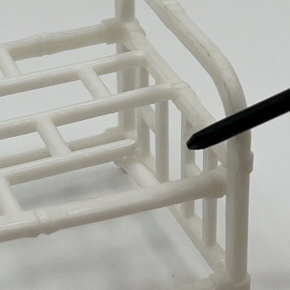 Vintage Beverly Hills Collection Barbie Clone Doll Furniture Wicker Living Room - Picture 12 of 16